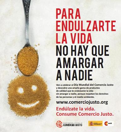El 11 de mayo más de cien localidades celebrarán el Día Mundial del Comercio Justo con el azúcar como protagonista