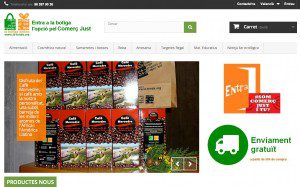 La primera tienda online en valenciano de productos de Comercio Justo a la Comunitat Valenciana