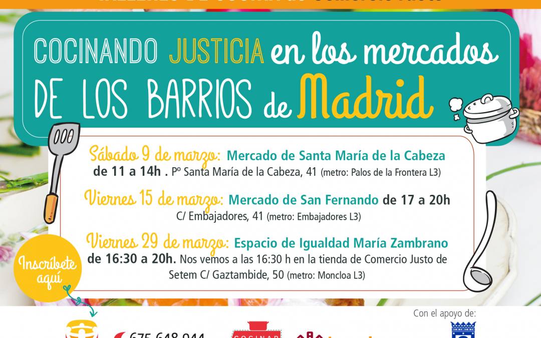 Día mundial de las personas consumidoras: cocinando justicia en los barrios de Madrid