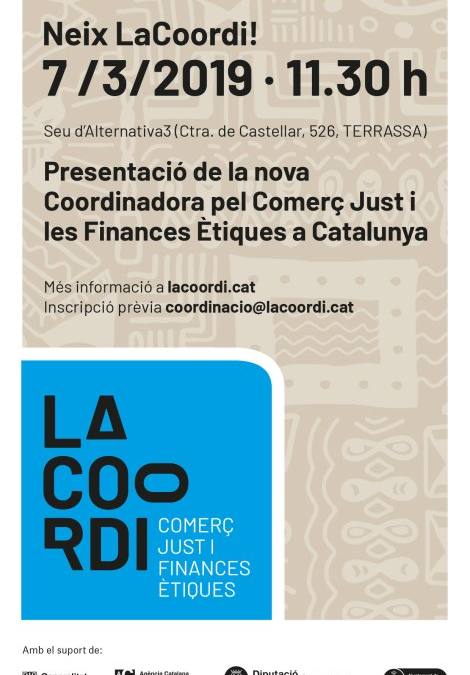 Nace ‘La Coordi’, la nueva coordinadora del ‘Comerç Just i les Finances Ètiques’ de Catalunya