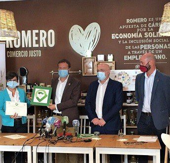 El café-tienda Romero de Comercio ha sido el escenario de una nueva campaña del gobierno de Castilla-Mancha